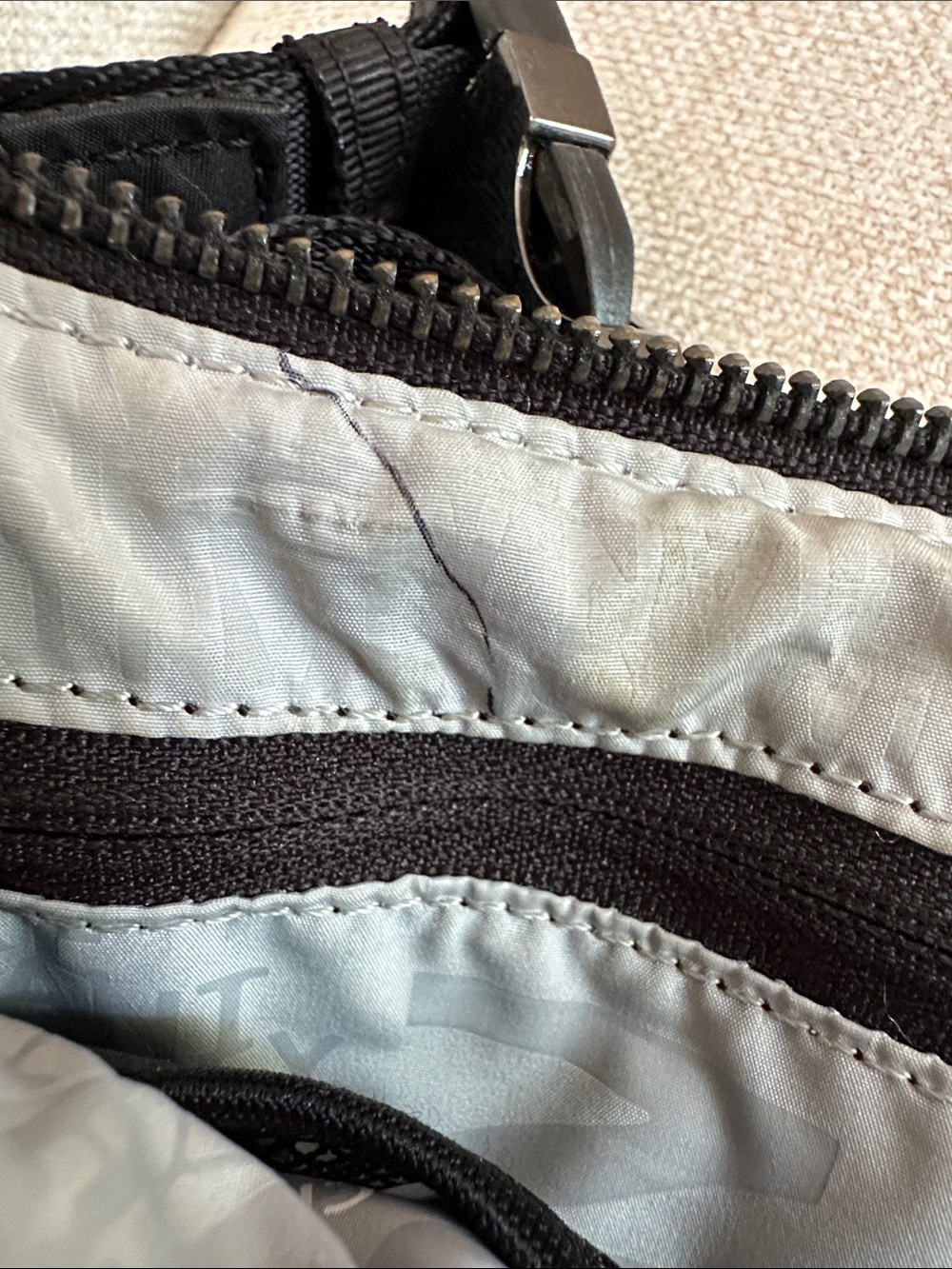 lululemon athletica Black Quilted Belt Bag - Picture 6 of 9